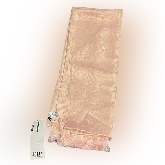Blush Pink with Gold Threading Shawl/Pashmina - Picture 1 of 8